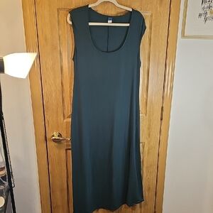 Old Navy Deep Teal Maxi Dress